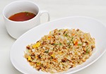 旨焼めし(スープ付き) 600円